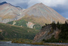 mountainous landscape with cyclists