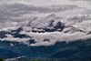 mountain shrouded in clouds